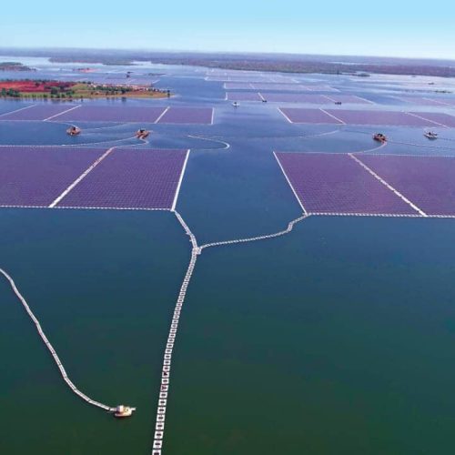 Harnessing Renewable Power: Floating Solar Power by a Giant | Internet & Social Media News