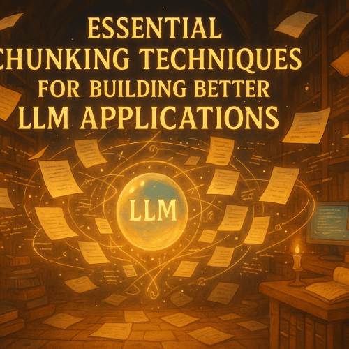Essential Chunking Techniques for Building Better LLM Applications