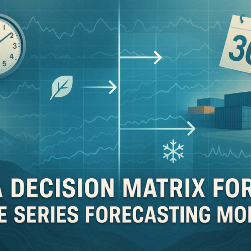 A Decision Matrix for Time Series Forecasting Models